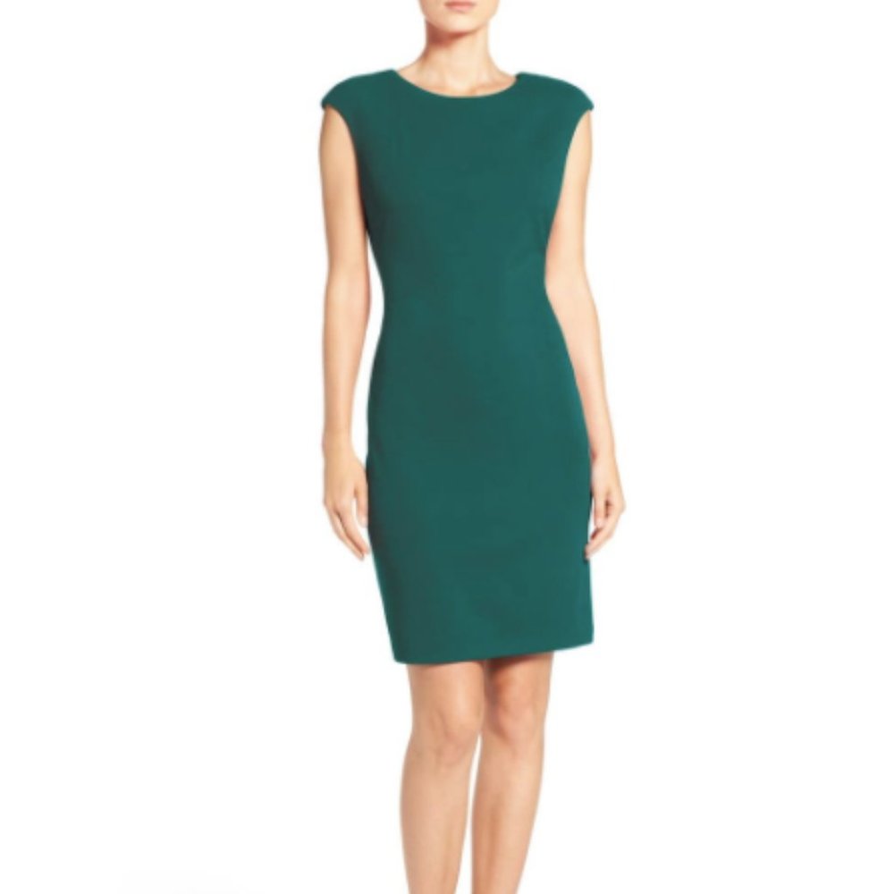 Crepe Sheath Dress